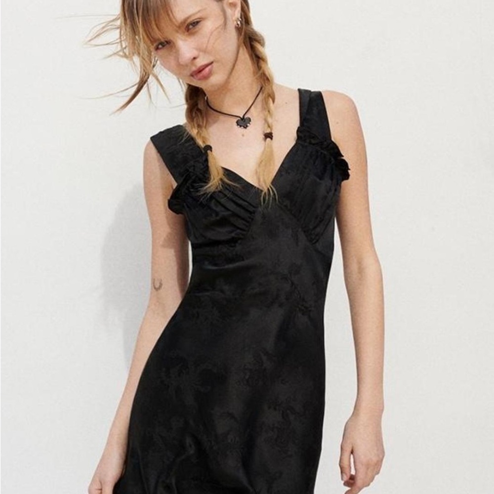 Realisation Par Roxy Dress Black Silk Size XS